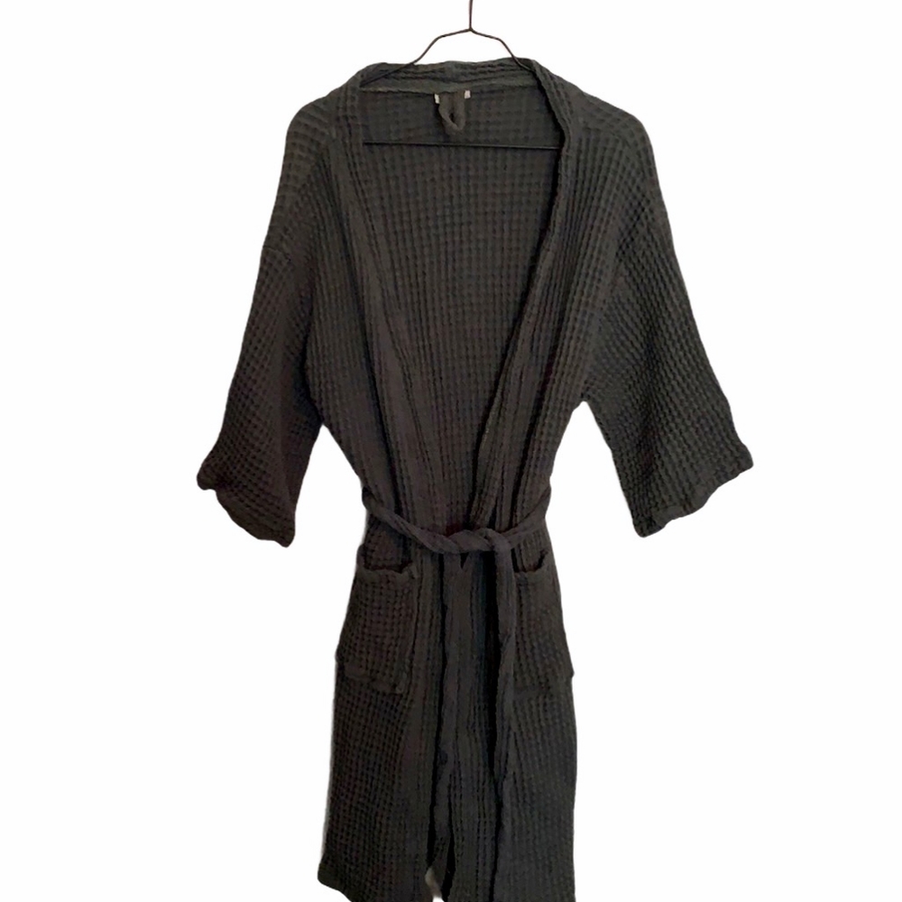 Bathen Waffle-Knit Bathrobe
